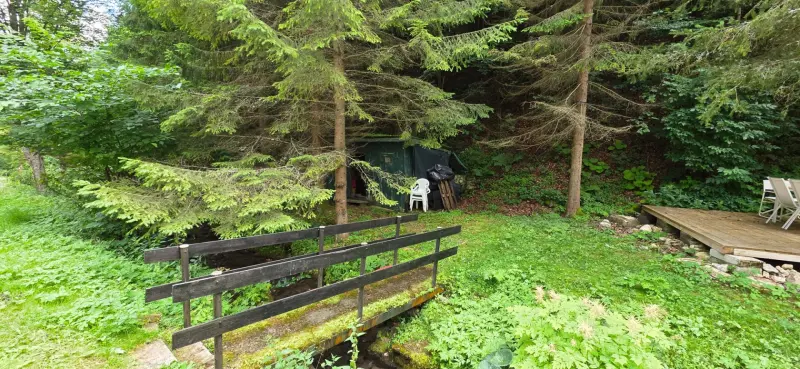 Izba Apartmanica Mountain Cottage Rybie 480, Staré Hory v CTS - CONSULTING TRADE SERVICE s.r.o. – Horská chata na samote pri lese s potokom, Rybie