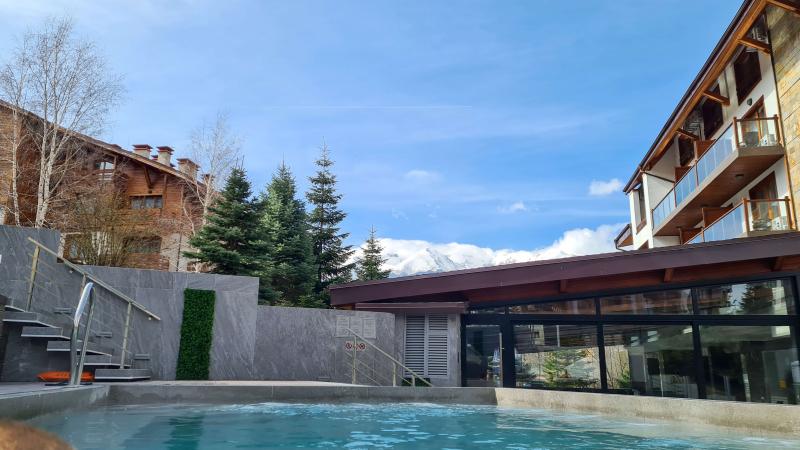 Outdoor pool with view